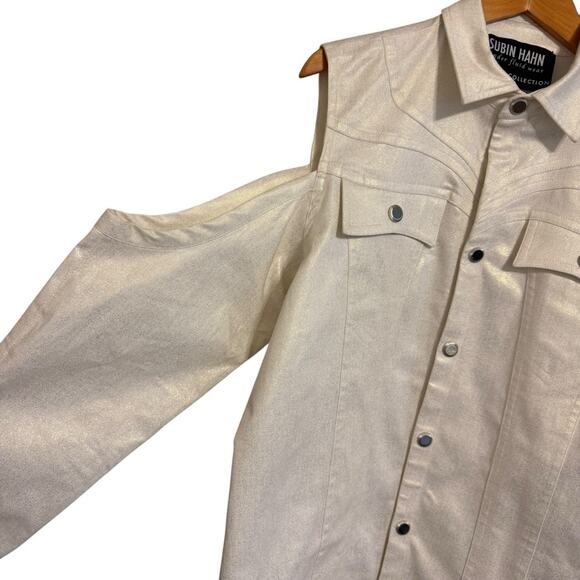 Subin Hahn Fluidwear Cold - Shoulder Western Jacket NWOT - Picture 3 of 4